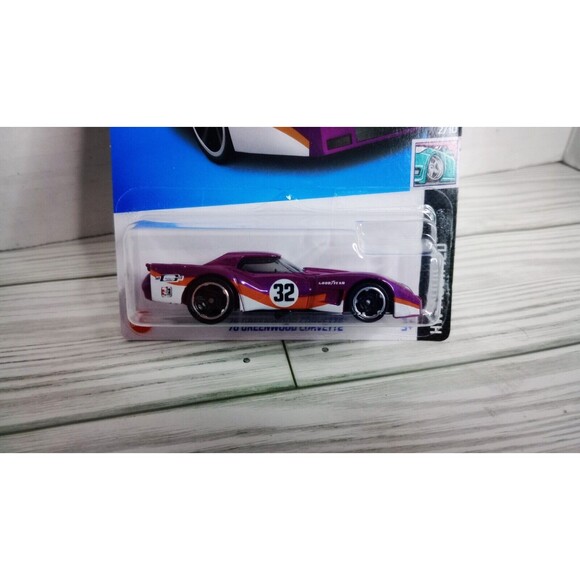 2024 HOT WHEELS * B CASE * ’76 GREENWOOD CORVETTE PURPLE - Picture 2 of 6